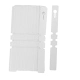 Maxbell 100pcs PVC Greenhouse Gardening Plant Stake Hanging Collar Tag Label White