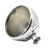 Max 7.4" Motorcycle Retro Headlight Cover Housing For Halley FLST FXST Chromed