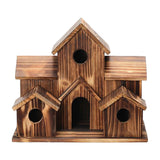 Maxbell Wooden Birdhouses Hummingbird Nest Hanging for Courtyard Backyard Decor