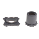 Max Maxb Wireless Microphone Mic Holder Anti-rolling Protection Rings + Bottom Gray
