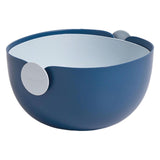 Maxbell Colander Rice Washer Strainer Bowl Drain Strainer Basket for Tomatoes Beans blue