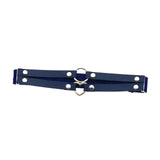 Maxbell Elastic Leg Garter Belt Fashion Gifts Ladies Punk for Birthday Party Cosplay Dark Blue