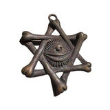 Maxbell Eye of God Pendant for Women Men Vintage Jewelry DIY Craft Making Miniatures