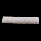 Max Crystal Rhinestone Trims Sheet Iron on Applique for Decoration White AB