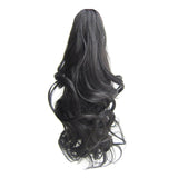 Maxbell Women Clip-On Ponytail Hair Extension Curly Claw Hair Clip On B