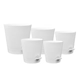 Maxbell 5Pcs Automatic Water Absorbing Flowerpot for All House Plants Garden Flowers