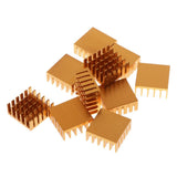 Max Maxb 10PCS Aluminum Heatsink Cooling Fin Heatsink Cooler,22x22x10mm,Aluminum