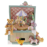 Max Wooden Carousel Music Box Retro Circus Musical Boxes Girls Gift