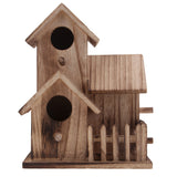 Max Bird House Nest Dox Wood Nest House Bird Box Wood Birdhouse Garden Decor 2