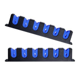 Maxbell 6 Fishing Pole Holder Storage Organizer Horizontal Mount EVA Foam Grip Blue
