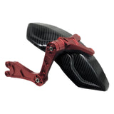 Maxbell Carbon Fiber Motorcycle Rear Wheel Fender Mudflap for Niu Technologies 2nd gens red