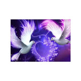 Maxbell 1 Set Beautiful Diamond Paniting Kit Cross Stitch Picture Handcraft Pigeon