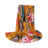 Maxbell Scarfs for Women Neckerchief Scarf Wrap Shawl for Party Evening Dresses Turmeric