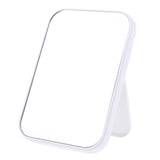Max 8.7"  Portable Folding Cosmetic Tabletop Stand Makeup Mirror Travel White