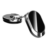 Maxbell Universal Magnetic Car Phone Holder Adjustable for Dashboard Zinc Alloy Argent