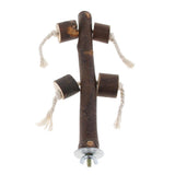 Maxbell Bird Perch Parrot Perches Natural Wood Pole for Parakeets Cockatiel Budgie