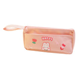 Maxbell Lightweight Pencil Case Makeup Cosmetic Bags for School College Students Pink