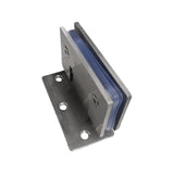 Maxbell Shower Glass Door Hinges 90° Metal Hardware Rectangle for Cabinet Showcase
