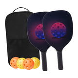Maxbell Pickleball Paddles Set Rackets Storage Bag Comfort Grip for Women Indoor Men 2 Racquet Set