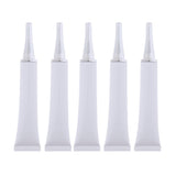 Max 5X Empty Tubes Bottle Makeup Sample Packing Jar for Eye Cream White+Golden