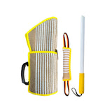 Maxbell 3X Dog Bite Training Set Pet Supplies Agility Trainer for Fetching All Breed Yellow