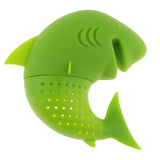 Max Shark Shape Silicone Tea Strainer Filter Tea Infuser Tea Accessories Green