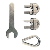 Maxbell Rope Steel Wire Joint Fitness Equipment Accessories for Gym Machine Cable 6mm