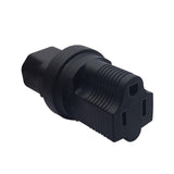Maxbell IEC320 C14 to US Standard NEMA 5-15R Power Adapter 10A 15A for Business Trip