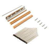 Maxbell 17 Keys Thumb Piano Keys Set Instrument Accessories for Piano Music Lover