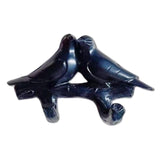 Maxbell Nordic Coat Key Hanger Resin Bird Wall Decorations for Robe Purse Home Black