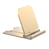Maxbell Cell Phone Stand Adjustable Metal Desktop Cell Phone Holder Desk Accessories Aureate