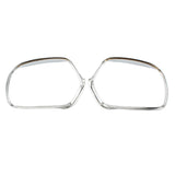 Maxbell Chrome Plated Plastic Mirror Trim Rings Decor Cover for Honda Goldwing