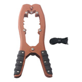 Maxbell Brush Gripper Kayak Anchor Grip with Teeth 487cm Rope Versatile Durable Orange