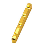 Maxbell Electric Guitar Nut Replacment Part Brass Top Nut for Electric Guitar Accs Style A