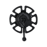 Maxbell Electric Motorcycle Charger Hanging 360 Rotation Tray Portable Self Paste Black