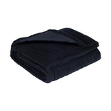 Maxbell Dog Blanket Waterproof Flannel Puppy Blanket for Bed Water Resistant Coating Black M