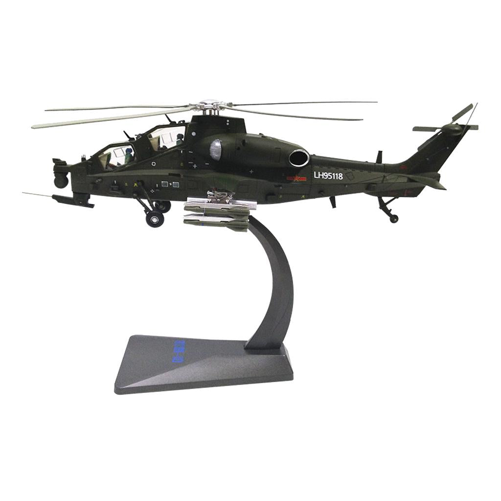 Max Maxb 1:48 WZ-10 Armed Helicopter Model Simulated Alloy Aircraft Model Collection