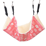 Maxbell Cat Hammock Bed Breathable Leisure 58x48cm for Indoor Cats Chinchilla Ferret red