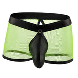 Maxbell Men Underpants Mid Rise Transparent Stretch Mesh Shorts XXL