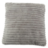 Max Square Plush Pillow Case Cushion Cover for Sofa Bed Couch Light Gray