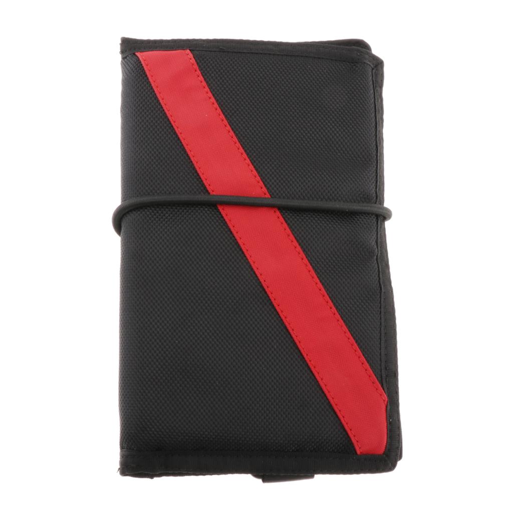 Maxbell Scuba Diving Notebook Dive Log with 25pcs Waterproof Inner Pages Sheet Red