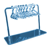 Maxbell Cute Earring Display Stand Mini Coat Hanger Rack Decor for Desktop Showcase Blue