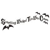Max Black Cartoon Halloween Door Wall Sticker Bedroom Wall Art Style02