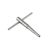 Maxbell Ratchet Tap Wrench Steel Tapping Ratchet Hand Tool for Trombone Trumpet 1cm
