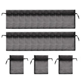 Maxbell 100 Pack 4x6 inch Small Netting Barrier Bags for Strawberries Berries Apples Black