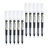 Maxbell 10x Classic Roller Ball Pens 0.5mm Fine Point Printing Adults Writing Black