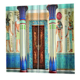 Max 2 Panels Polyester Waterproof 3D Curtain Drapes for Bedroom Decor Style G