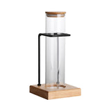 Maxbell Household Tea Display Rack Glass Bottle Spice Rack for Tea