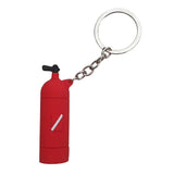 Maxbell Novelty Mini Diving Tank Key Chain Holder Dive Flag Keyring Keychain Red