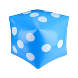 Maxbell Inflatable Toys Dice Funny Swimming Pool Dices for Party Favor Backyard Home Blue